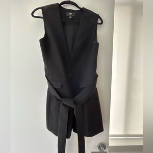 J Crew Black Vest. Size M.